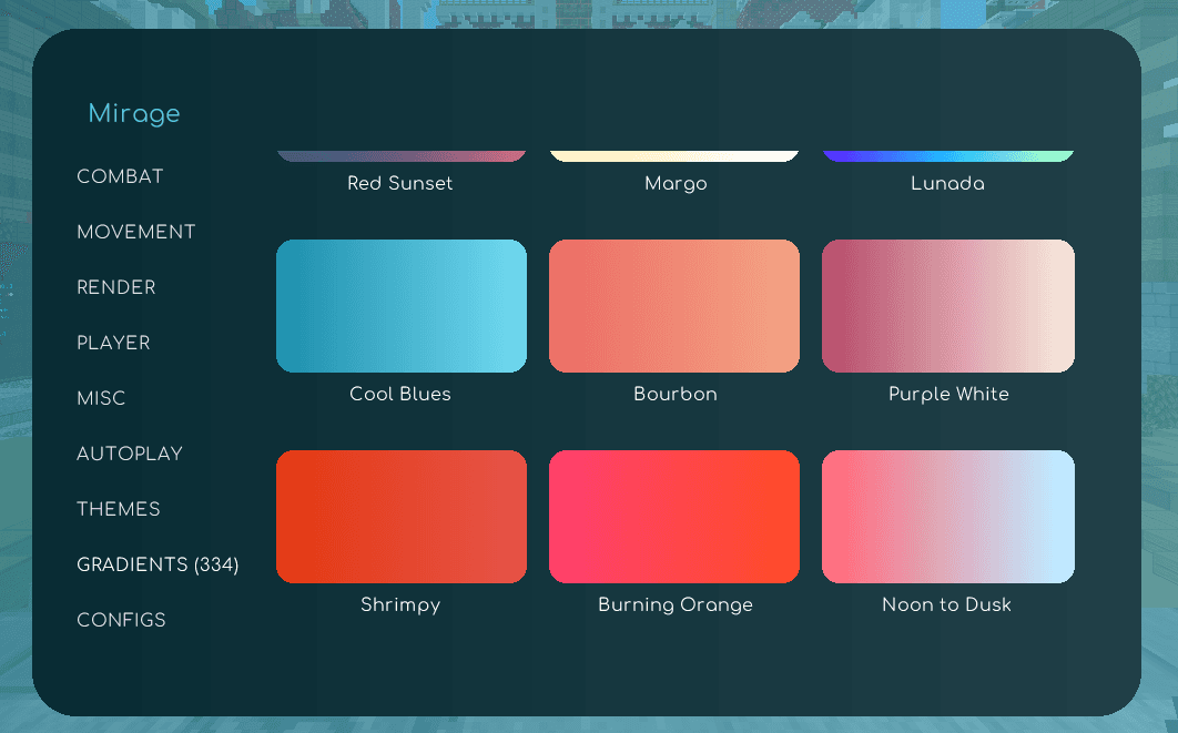 334 Gradient Library